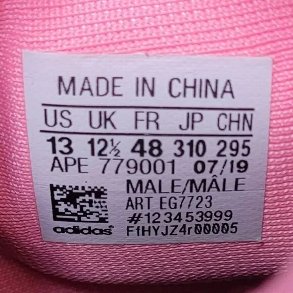 Pharrell Williams x adidas Originals Crazy BYW X Basketball Shoes in Pink EG7723 - Picture 14 of 16